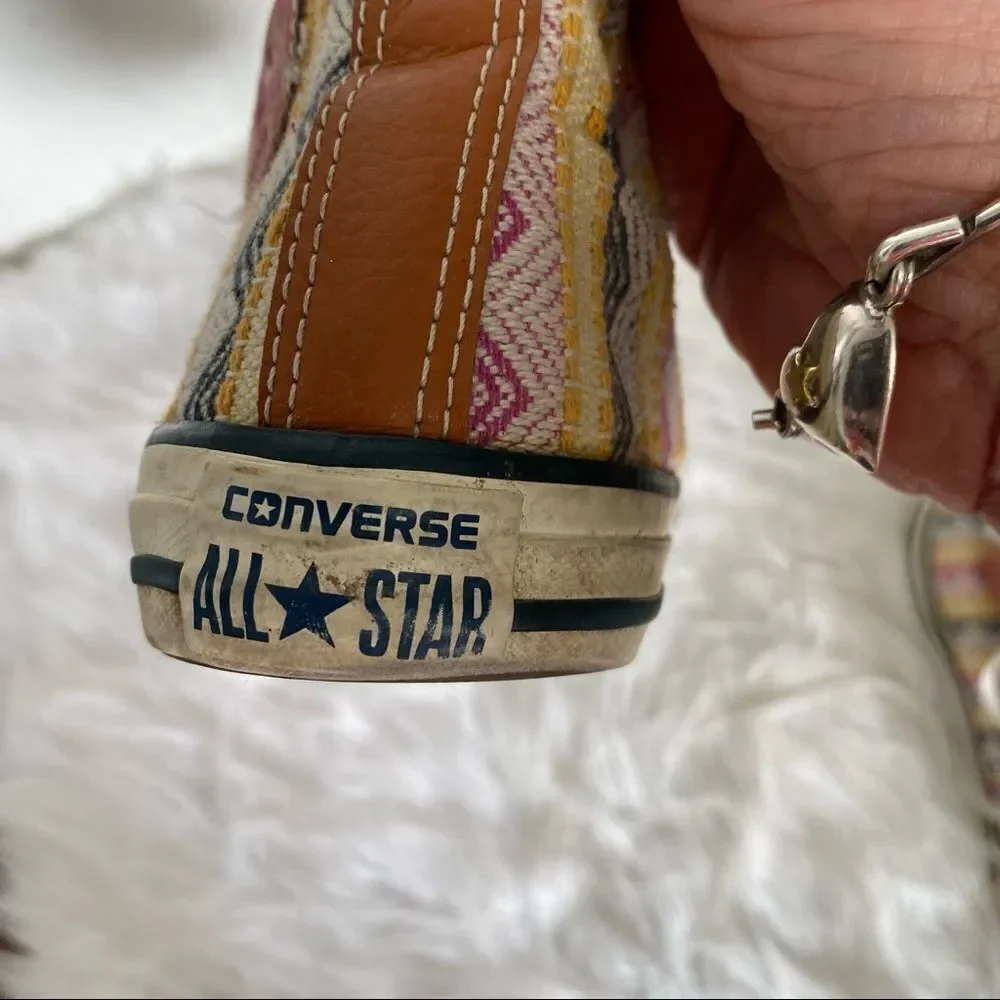 Converse Chuck Taylor All Star Chevron Zig Zag High Top Sneakers 3.5 EUR 35.5
